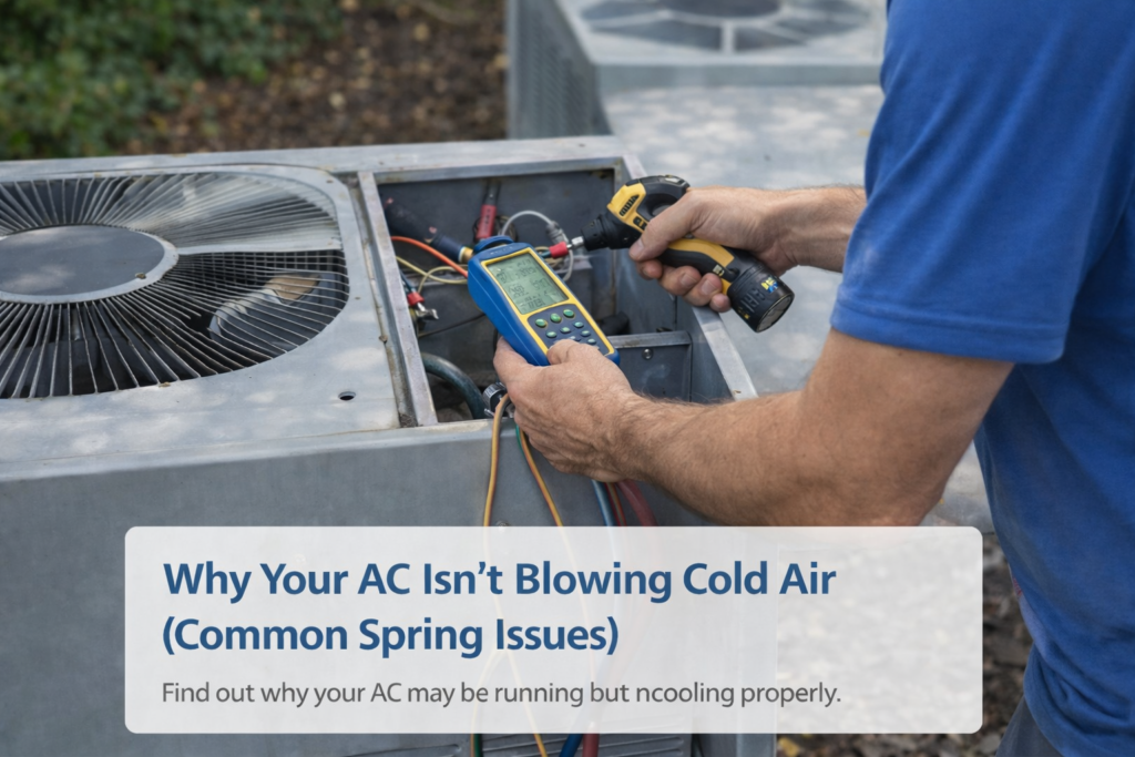 Why Your AC Isn’t Blowing Cold Air (Common Spring Issues)