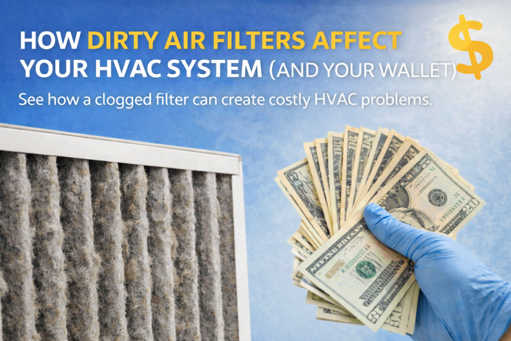 How Dirty Air Filters Affect Your HVAC System (And Your Wallet)