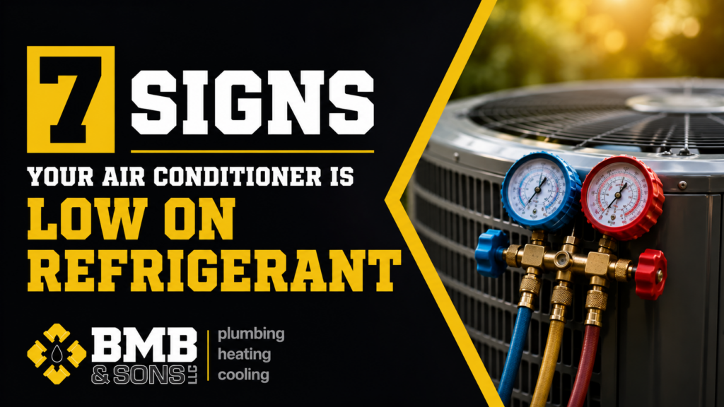 7 Signs Your Air Conditioner Is Low on Refrigerant