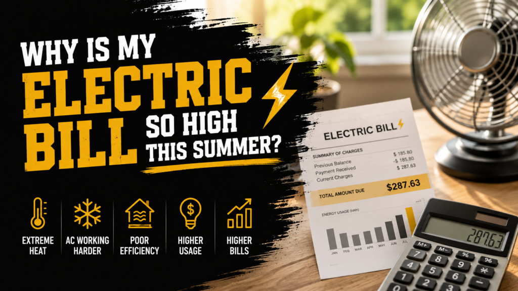 Why Is My Electric Bill So High This Summer?