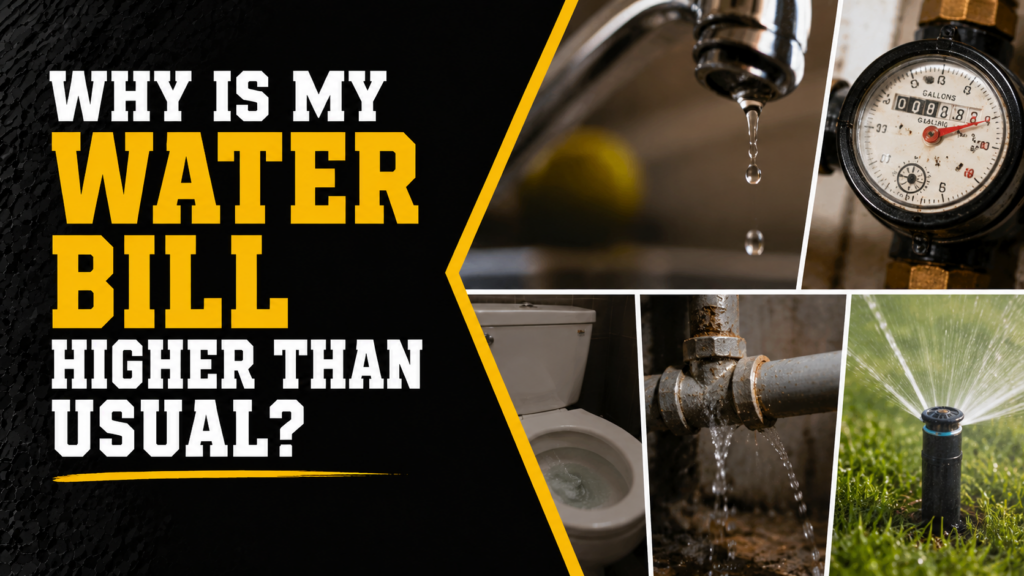 Why Is My Water Bill Higher Than Usual?